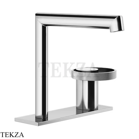 Gessi ANELLO Смеситель для раковины на планке, без донного клапана 63315-031, Хром глянец