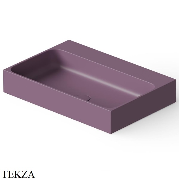 Dea Design Washbasins Раковина настольная квадратная 41х41 Solid Surface DD9083 410 8, Lavender №8