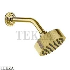 Gessi VENTI20 Верхний душ 118 с настенным креплением 65156-246, Gold PVD