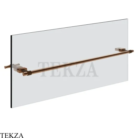 Gessi Jacqueline Полотенцедержатель для крепления на стекло, 60 см 77515-708, медь Brushed