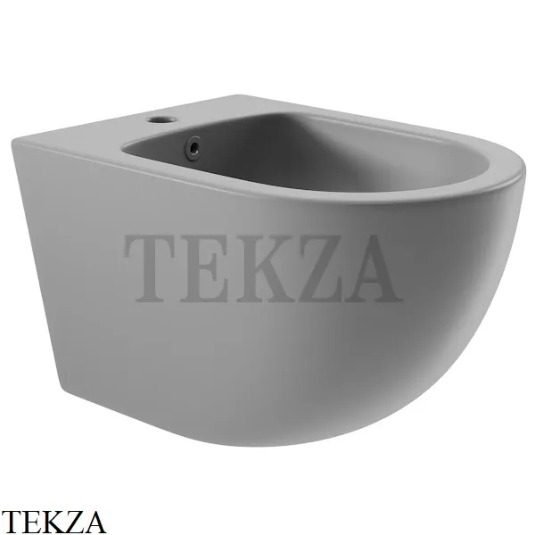 Aqueduto OVO Биде подвесное, 1 отверстие под смеситель OVO0330 Серый матовый