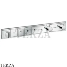 Hansgrohe RainSelect Термостатический модуль, 5 потоков, внешняя часть 15358000, хром глянец