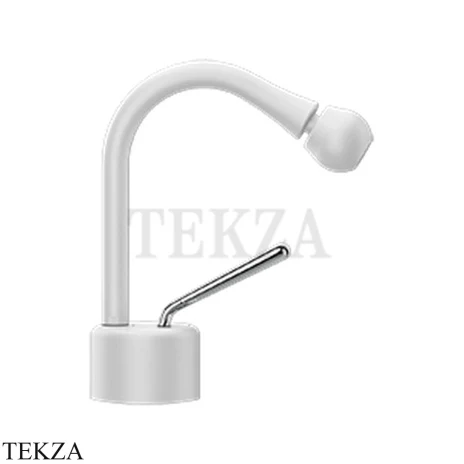 Gessi Goccia Смеситель для биде, без сливного гарнитура 33607-279, Matte White