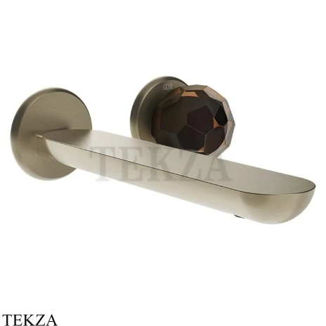 Gessi Perle Смеситель для раковины, внешняя часть 74288-149, нерж. сталь Brush / никель Brushed