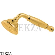 Nicolazzi Doccia classica Душевая лейка с металлической ручкой C7104MGO, золото глянец Gold 24k