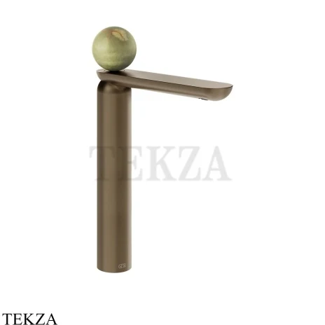 Gessi Perle Смеситель для раковины высокий, без гарнитура 74504-761, бронза Coffee