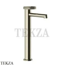 Gessi ANELLO Смеситель для раковины высокий, без донного клапана 63304-720, Nickel PVD