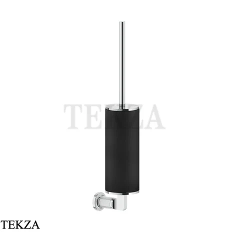Gessi INCISO accessories Туалетный ершик настенный, черный 58520-031, хром глянец