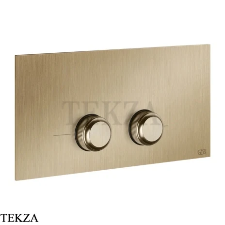 Gessi VENTI20 Клавиша смыва для инсталляции Viega Prevista 54661-726, Warm Steel Br. PVD