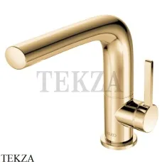 Keuco Edition 400 Смеситель для раковины поворотный 150, с донным клапаном 51505030000, Бронза шлифованная