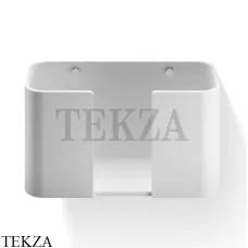 Decor Walther Stone White WPTB Настенный контейнер для бумажных полотенец 0974255, белый матовый-stainless steel