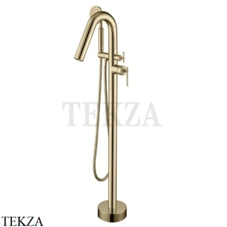 Boheme ETERNA Смеситель для ванны напольный, комплект с встройкой 179-G, Gold Золото глянец