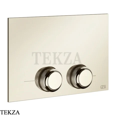 Gessi VENTI20 Клавиша смыва для инсталляции Tece 54657-720, Nickel PVD