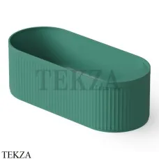 Dea Design Stripes Ванна отдельностоящая овальная 171x72 Solid Surface DD8801 1710 10, Green №10