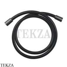 Gessi Шланг душевой сromalux 200 см, с оболочкой ПВХ 28746-707, Black Metal Brushed