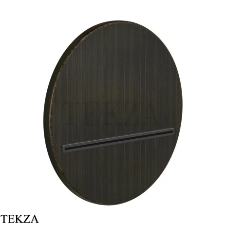 Gessi CASCATA Каскадный излив настенный круглый 65295-187, Aged Bronze