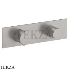 Fantini Nostromo Термостат для душа 2 потока, внешняя часть 87Q8G572B, Raw Metal