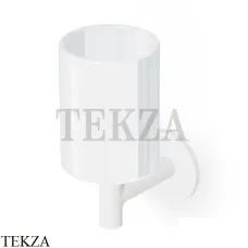 Zucchetti PAN Стакан настенный, керамика ZAC613.W1, белый goffrato