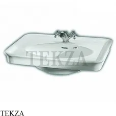 Hatria DOLCEVITA Раковина подвесная, с переливом Y0EJ01, белый глянец