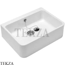Villeroy & Boch O.NOVO Хозяйственная мойка с переливом 63220001, белый глянец