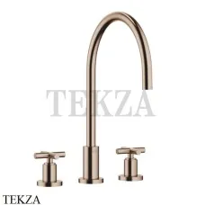 Dornbracht TARA Смеситель для кухни на 3 отверстия 20816892-42, Brushed Bronze