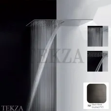 Gessi Private Wellness TREMILLIMETRI Верхний душ, 2 функции 33083-707, Black Metal Brushed