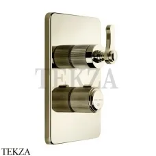 Gessi VENTI20 Термостат для душа, 2 поток, внешняя часть 65135-710, Brass PVD