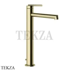 Gessi INGRANAGGIO Смеситель для раковины длинный, с донным клапаном 63505-710, Brass PVD