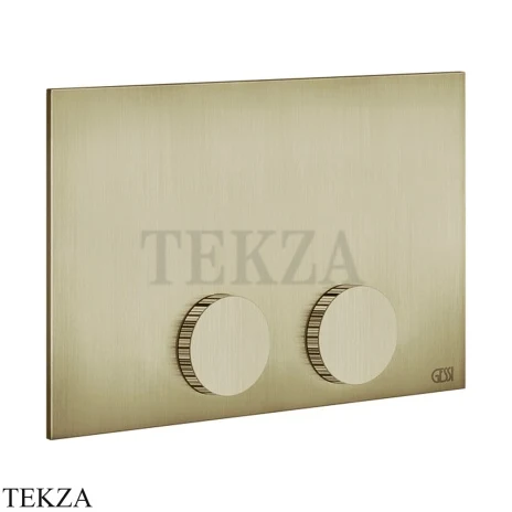 Gessi INGRANAGGIO Клавиша смыва для инсталляции TECE, TeceProfil, TeceBox 54641-727, шампань Brushed