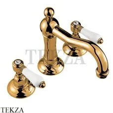 Nicolazzi P.M.BLANC Смеситель для раковины с донным клапаном, 1409BZ78, бронза classic