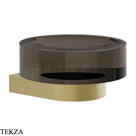 Gessi Perle Мыльница настенная, круглая 74812-727, шампань Brushed