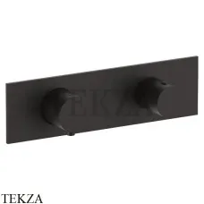 Fantini Nostromo Термостат для душа 3 потока, внешняя часть 87S1G573B, Deep Black