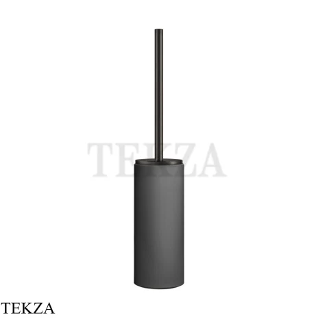 Gessi Ingranaggio-Anello Туалетный ершик напольный, композит черный 63744-707, Black Metal Brushed PVD