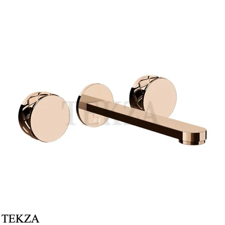 Gessi Pelle Tresse Смеситель для раковины, внешняя часть 78090-030, Copper PVD