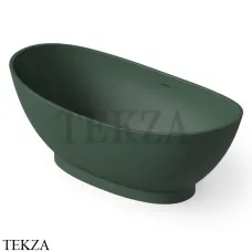 Dea Design Elegant Ванна отдельностоящая овальная 155x78 Solid Surface DD8620 1550 11, Dark Green №11
