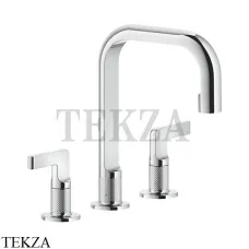 Gessi INCISO Смеситель для раковины средний, с донным клапаном 58013-031, хром глянец