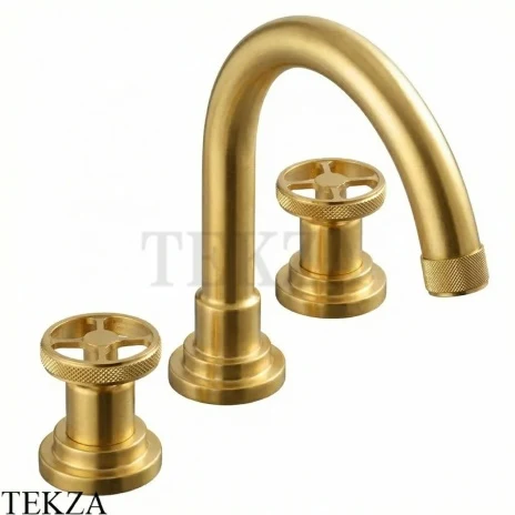 Nicolazzi Arena Смеситель для раковины, без гарнитура 3328TCSG44, Satin Gold