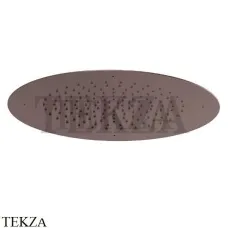 Newform Душевая лейка круглая стальная с дождевой струей 682.59.067, PVD Br. Copper Bronze