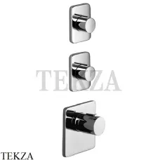 Dornbracht LULU Термостат для душа 3/4, на 2 потока, внешняя часть 36503710-00 х2, хром