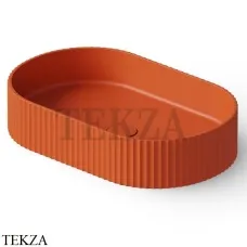 Dea Design Washbasins Раковина настольная 55х35 Solid Surface DD9811 550 7, Orange №7
