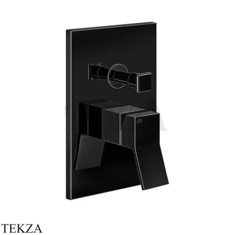 Gessi RETTANGOLO K Смеситель для душа 2 потока, внешняя часть 53079-706, Black Metal PVD