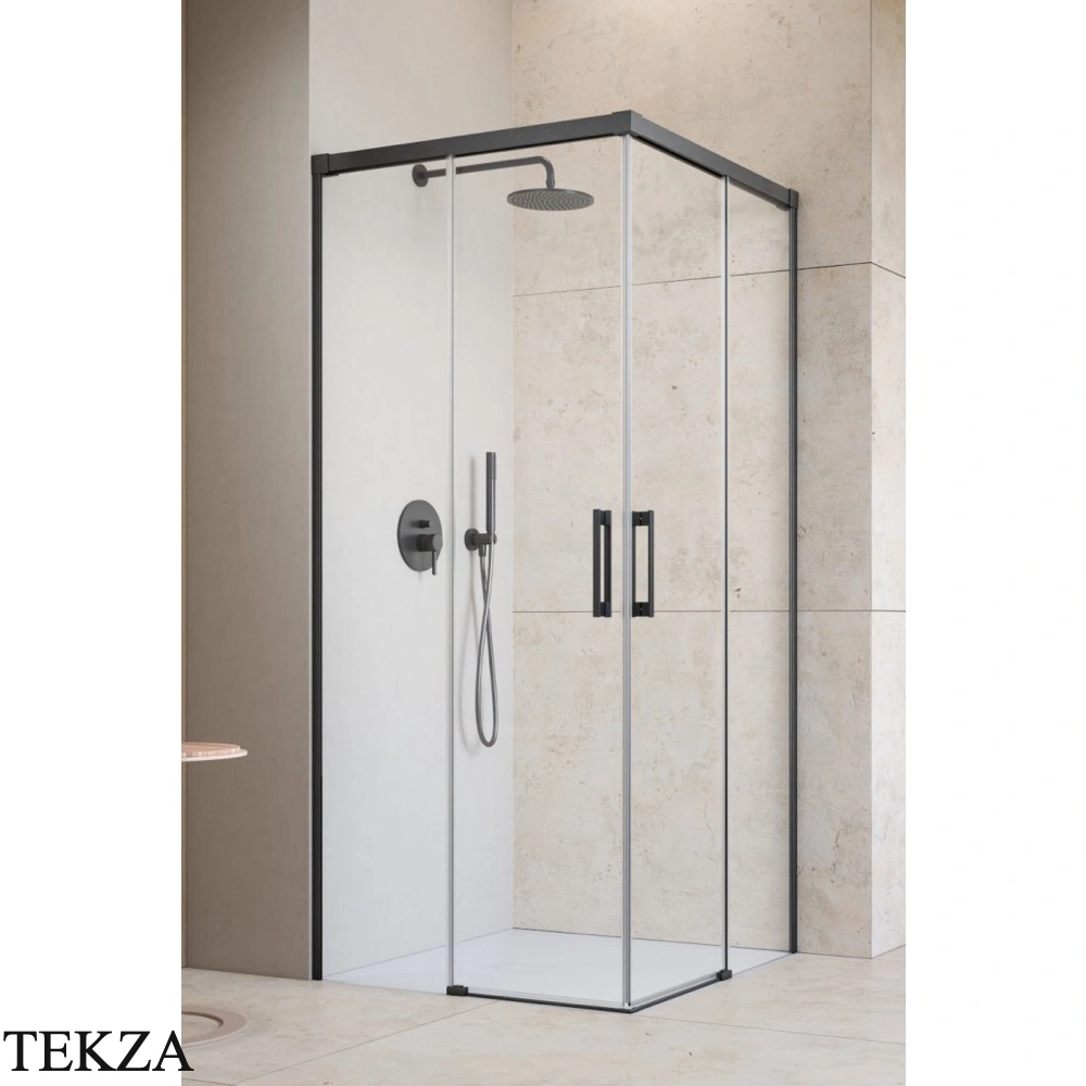 Radaway Idea KDD Душевая дверь 80 см, левая часть уголка, 387061-92-01L, брашированная оружейная сталь