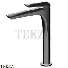 Newform Delta Zero Смеситель для раковины высокий, без гарнитура 72215.01.093, черный матовый