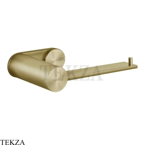 Gessi 316 ACCESSORIES Бумагодержатель без крышки 54749-727, Brushed Brass PVD