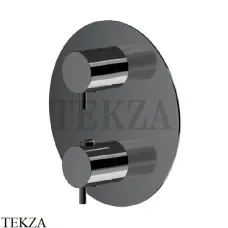 Newform XT Термостат для душа 2,3,4,5 потока, внешняя часть, 67608E.58.063, PVD Gun metal Newform XT Термостат для душа 2,3,4,5 потока, внешняя часть, 67608E.58.063, PVD Gun metal