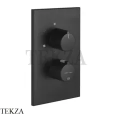Gessi Emporio Via Manzoni Термостат для душа на 3 выхода, внешняя часть 38796-299, Black XL