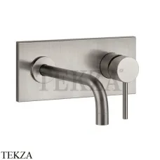 Gessi Emporio Via Tortona Смеситель для раковины однорычажный 19-21, внешняя часть 44827-149, Finox Brushed Nickel