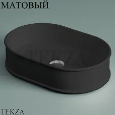 ArtCeram ATELIER Раковина накладная, без перелива, черный матовый