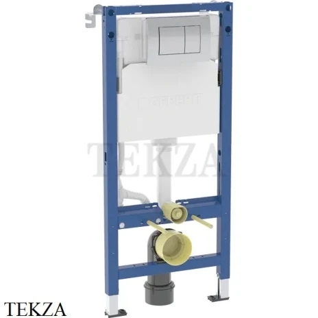 Geberit Duofix Delta UP100 Комплект инсталляция для унитаза в капитальную стену 458.163.21.2, хром глянец Delta30