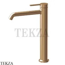 FIMA Carlo Frattini SNAP Смеситель для раковины высокий, без гарнитура F3111/HZS.1, Brushed Amber Bronze